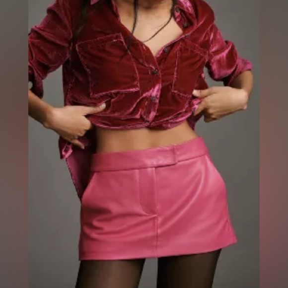 Lamarque Dresses & Skirts - LAMARQUE | INAYA MINI LEATHER SKIRT